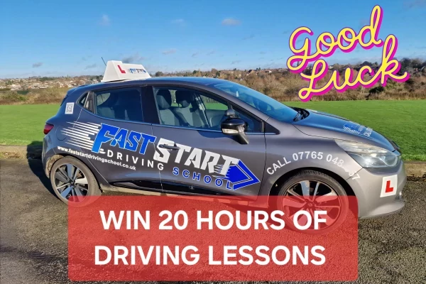 Win 20 Hours of Driving lessons promotional image